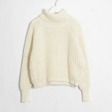 Load image into Gallery viewer, Wixra Women Turtleneck Chunky Oversized Sweater Full Sleeve Women Knit Sweaters Solid Pullover And Jumper 2019 Autumn Winter