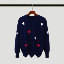 Load image into Gallery viewer, Knitted Pullover Women Sweaters 2019 New Autumn O-Neck Embroidery Slim Knitwear Jumpers Pull Femme Womens Top