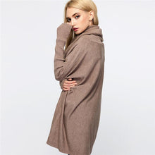 Load image into Gallery viewer, New 2020 Spring Autumn Women Casual Sweater Fashion Turtleneck Knit Pullover Loose Large Size Bat Sleeve Long sleeve Sweater Top