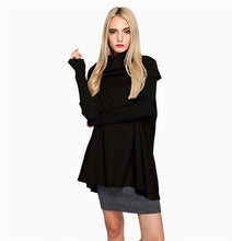 Load image into Gallery viewer, New 2020 Spring Autumn Women Casual Sweater Fashion Turtleneck Knit Pullover Loose Large Size Bat Sleeve Long sleeve Sweater Top