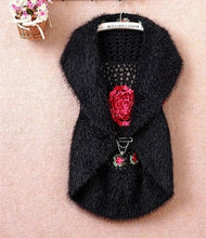 Load image into Gallery viewer, Hot sale New Fashion High Quality Autumn Winter women's crochet cape vest sweater outerwear casual cardigan women sweater 1210