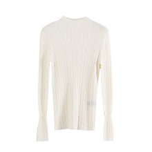 Load image into Gallery viewer, Toyouth Women Ribbed Long Sleeve Sweater Solid O-Neck Sweaters Long Sleeve Thin Sweaters Autumn Winter Tops Sueter Mujer