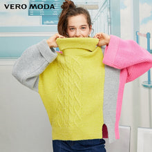 Load image into Gallery viewer, Vero Moda winter color matching color turtleneck sweater | 319413557
